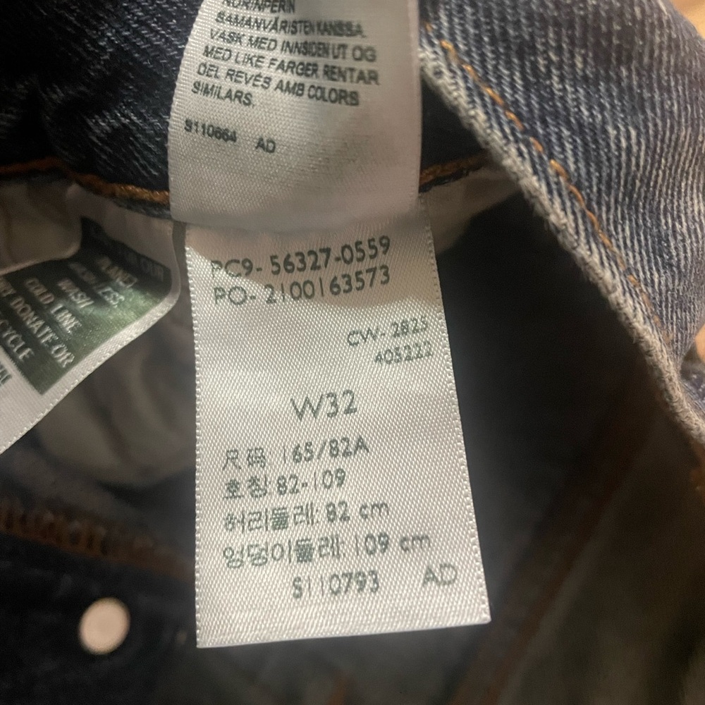 Levi's 501 Original cutoff distressed button fly shorts Sz 32 - Picture 8 of 8